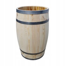 Regentonne 160L Holzfass – Regenwassertank, Gartenfass, ideal zum Fermentieren