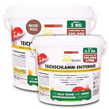 AQUAbasics Gartenteich Teichschlamm-Entferner biologisch Teichschlamm entfernen 