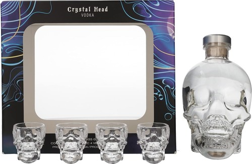 Crystal head vodka - crystal, geschenkset