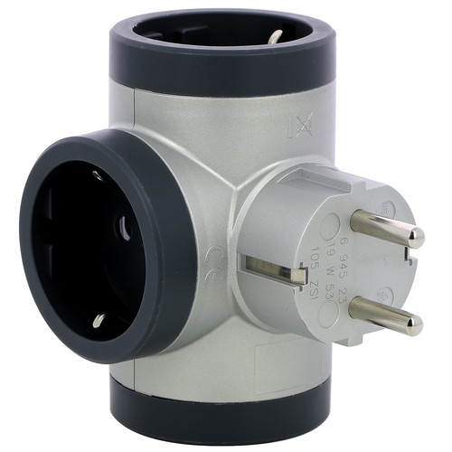 Adapter mehrfachstecker mit - adapter, 3