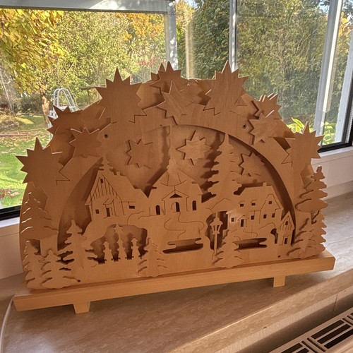 Großer holz schwibbogen - großer, holz-schwibbogen