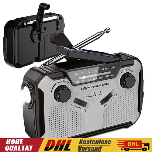 Notfallradio solar kurbelradio - notfallradio,