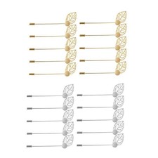 10 Stück Anstecknadel flach