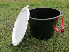 LEBENSMITTELECHT! KALTBLUT Futtereimer Umhängen BioThane  Futtertrog Futtersack