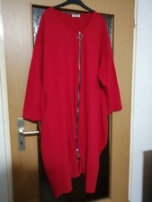 La Bass Damen Sweatmantel mit Reißverschluss und Taschen Gr. 52/54/56Dehnbar 95%