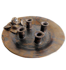 Vintage Keramik Kerzen Schale