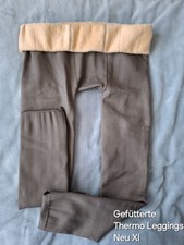 Thermo gefütterte Strumpfhose Damen, Durchscheinend Winter Fleece Größe L/XL