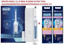 Oral B Smart Expert Elektrische Zahnbürste Bluetooth-App GRATIS Sensi Ultrathin 