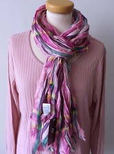 FRAAS Tuch Schal Damen Modern Rosa Mehrfarbig Muster 100% Polyacryl  Neu