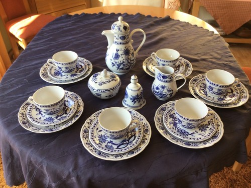 Zwiebelmuster service gedeck - service,