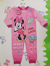 Jumpsuit Overall Hausanzug Schlafanzug Minnie Mouse Größe 98 104 110 116 122 128