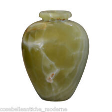 Vase Herzstück Green Onyx Marble Vase IN Onyx Grün Marmor Classic Home Design