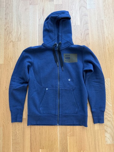 Star raw sweatjacke blau - raw,