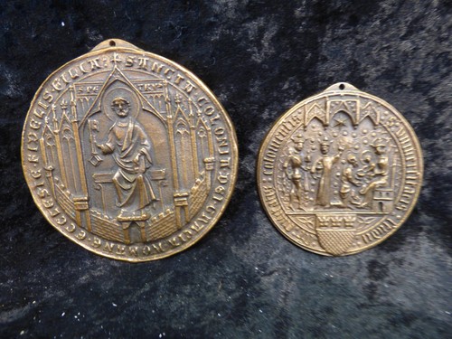 Stadtsiegel aus bronze köln - stadtsiegel,