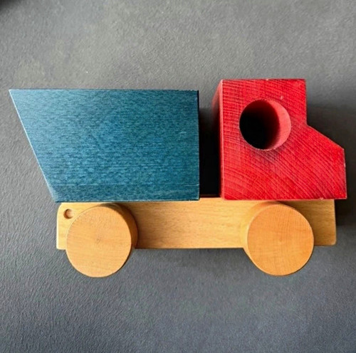 Holzspielzeug lkw kipper - holzspielzeug,