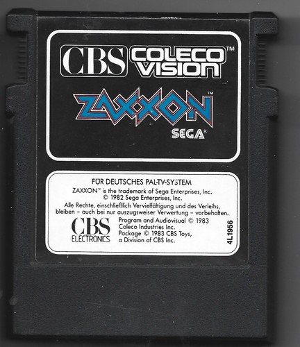 Cbs colecovision zaxxon - colecovision, "zaxxon"