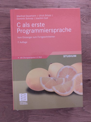 Als erste programmiersprache - c,