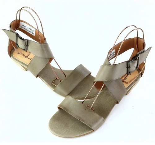 Sandaletten leder taupe 42 - gr.,
