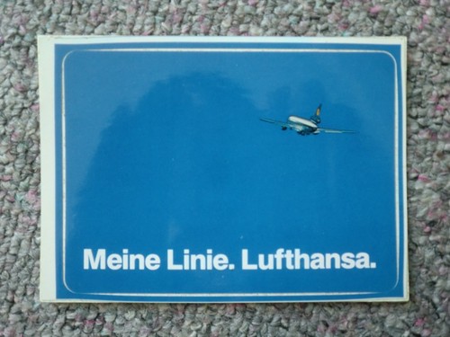 Aufkleber lufthansa 1980er - aufkleber,