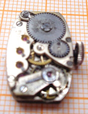 Vintage Handaufzug Werk Movado Baguette defekt Unruhe OK XX 26