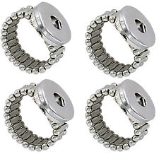 4er Ring Set für Click button chunk Schmuck