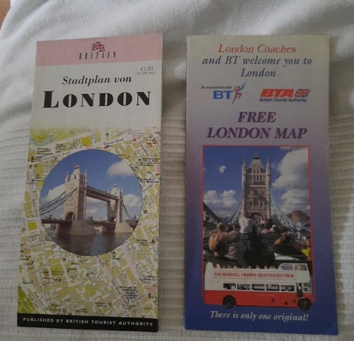 Zwei stadtpläne london - zwei,