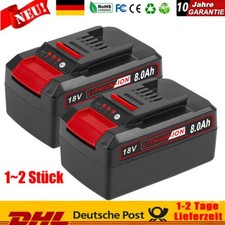 1-2x 8.0Ah Ersatzakku Für
