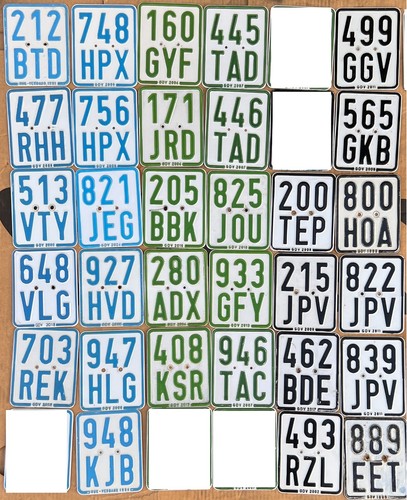 Mofa moped nummernschild - mofa,