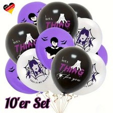 10 Wednesday Addams Ballons