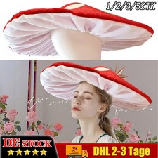 1-5x Pilz Hut Rot Schöne Kopf