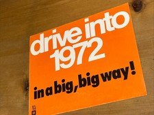 Lendrum und Hartman London GM American Car Prospekt. 1972. Cadillac Chevy Buick