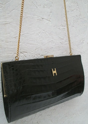 Abendhandtasche emy kroko - abendhandtasche,