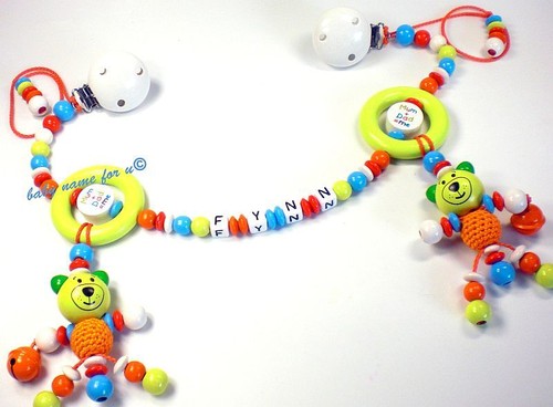 Kinderwagenkette mit namen - kinderwagenkette,