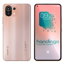 Xiaomi Mi 11 Lite 5G 128 GB Peach Pink New Edition Dual Sim Smartphone Neuwertig
