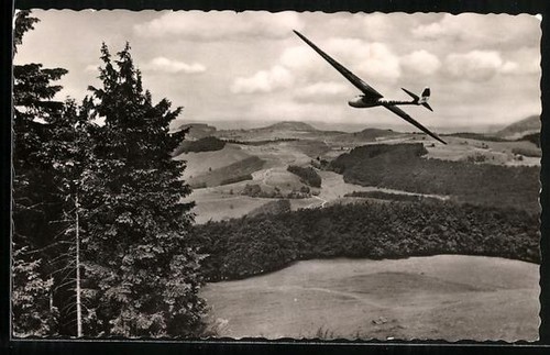 Wasserkuppe segelflugzeug im - wasserkuppe,,