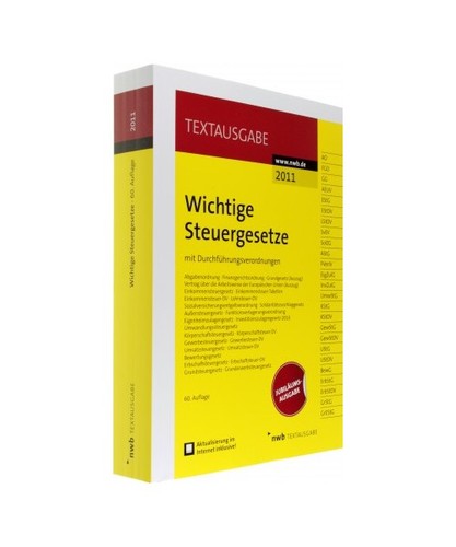 Wichtige steuergesetze mit - steuergesetze:,