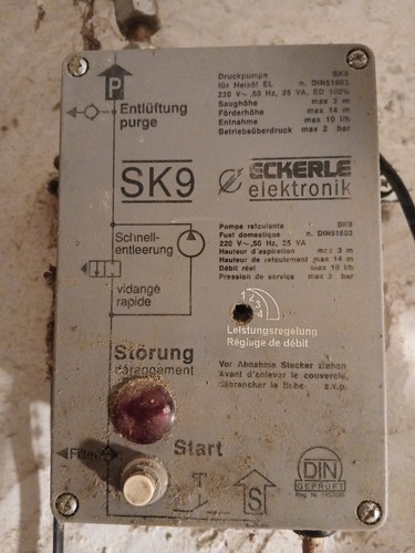 Heizölpumpe 230v.