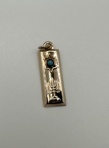 Vintage 14k gold mezuzah - gold,