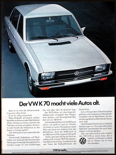 Originale werbung - vw,