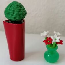 ° PLAYMOBIL° für Wohnhaus Villa Stadthaus 2x Zimmerpflanze Übertopf Blumenvase