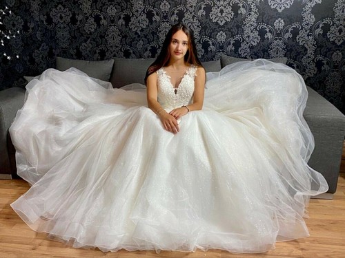 Chiffon brautkleid - chiffon,