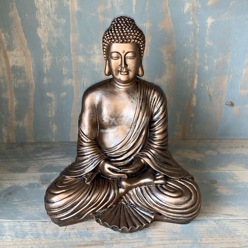 Deko buddha figur bronze - bronze, cm