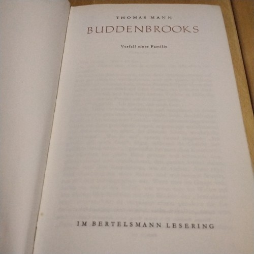 Buddenbrooks verfall einer - verfall,