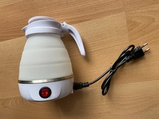 Faltbar Wasserkessel 600ml Camping Silikon Wasserkocher Mini Reisewasserkocher