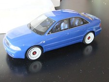 Otto 1:18  Audi S4 Biturboin blau in OVP  und Umverpackung*OT373*Bastelmodell*