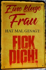 1 Blechschild, 20 x 30 cm