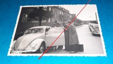 VW Käfer Faltdach 1959 Rendsburg Kennzeichen Oldtimer Vintage Altes Foto 5107