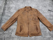 Braune leichte Wildleder Jacke