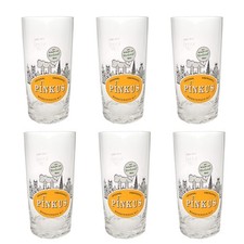 6x Pinkus Münster Bierglas