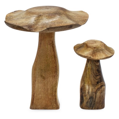 Mango holz pilz - holz, figur
